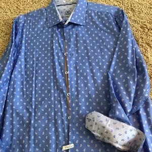Bugatchi Long Sleeve Button Down Shirt